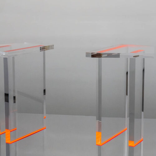 The space in between (Side table, red)
