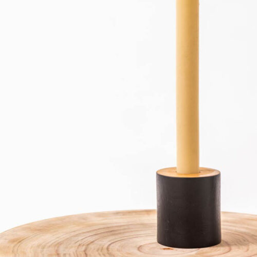 Turning (Camphor) Candle Holder Plain (small)