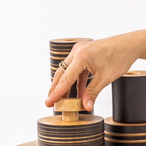 Turning (Camphor) Candle Holder Connector