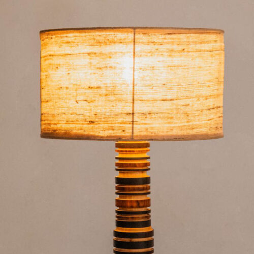 Turning (Camphor) Table Lamp Fabric