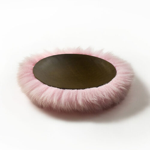 Pankalangu Bowl (sheepskin, pink)
